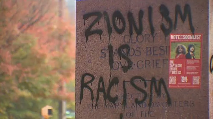 Zionism is racism graffiti